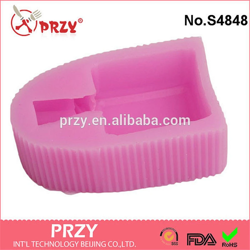 S4848 bow silicone mold candy molds fondant cake decoration cake tools Soap Mold