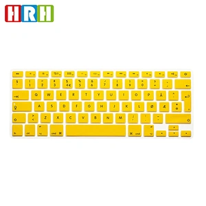 buy laptop in italy Wholesale norwegian Colored silicone keyboard  Protector Laptop  for Macbook Pro 13