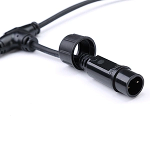 T Type Crimp Connectors Waterproof 3 Way LED RGB Connector