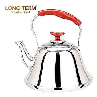 L33030101 Thickness 0.7MM Stainless Steel Whistling Tea Kettle With Infuser