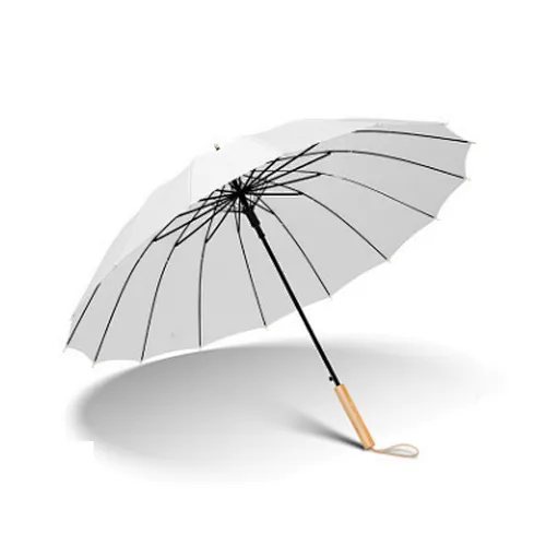 Custom Logo Promotion Wedding Umbrella Long Handle Umbrella Automatic Straight Umbrella for girl