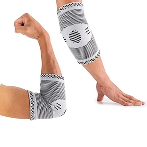 Elastic Bamboo Fiber Material Knitted Elbow Support Pads