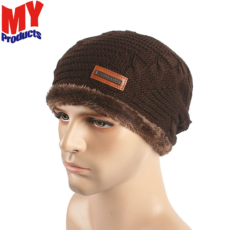 Men Beanie Warm Baggy Cap Wool Gorros Touca Hat