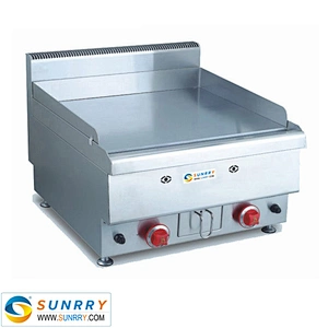 Counter industrial gas griddle equipment (SY-GR600B SUNRRY)