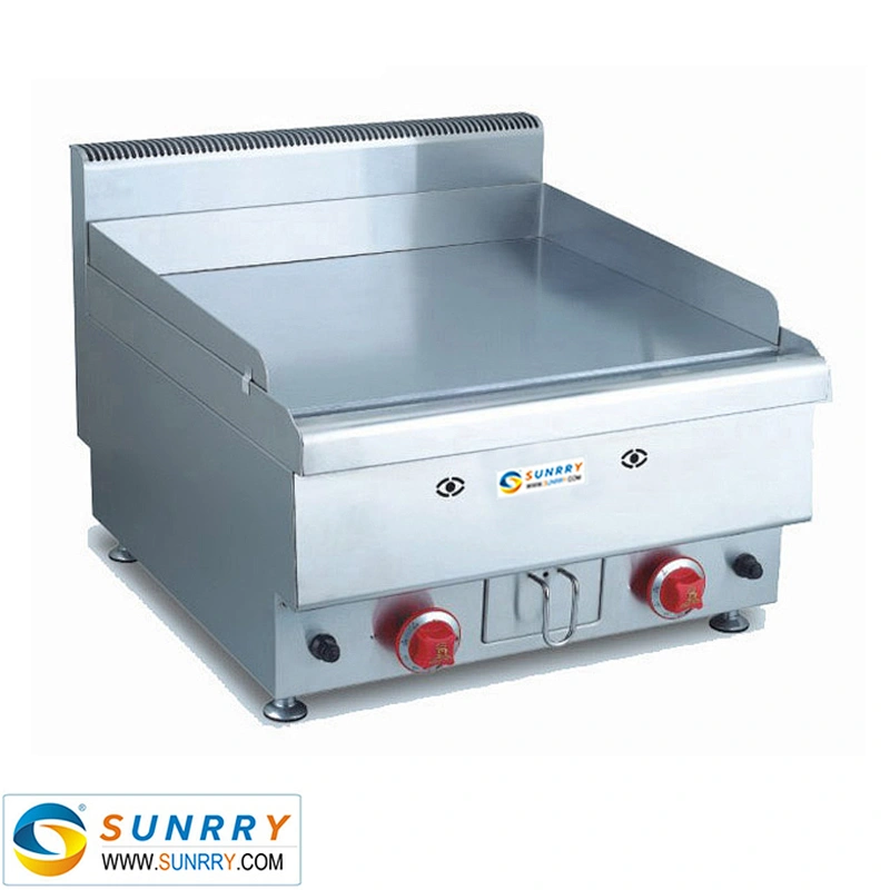 Counter industrial gas griddle equipment (SY-GR600B SUNRRY)