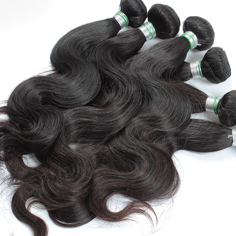 100% unprocessed virgin human hair weft pure Indian hair