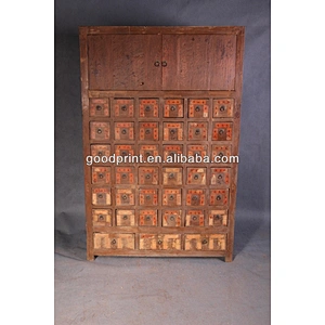 Industrial furniture reclaimed wooden cabinet, Antique furniture , medicine cabinet