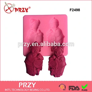 F2498 Silicone Chocolate Cake Baking Mold Bakeware Silicone Mold