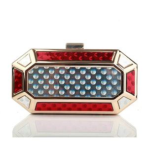Customizable style and products shiny material clutch bags made in china