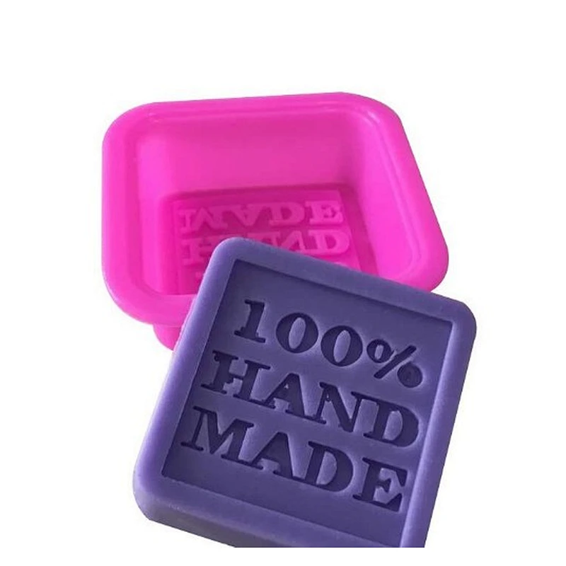 S4005 Delicate Cute Craft Art Square Silicone Oven Handmade Soap Molds DIY Soap Mold Hot Selling
