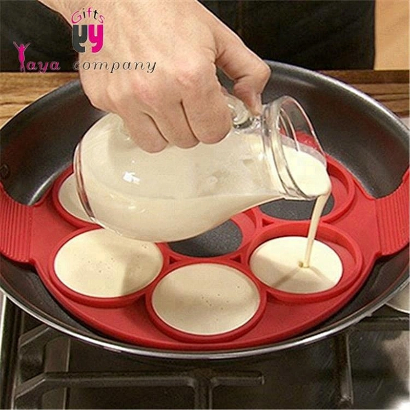 Wholesale FDA Approved 7 holes Muffin Pan Silicone Cake Mould