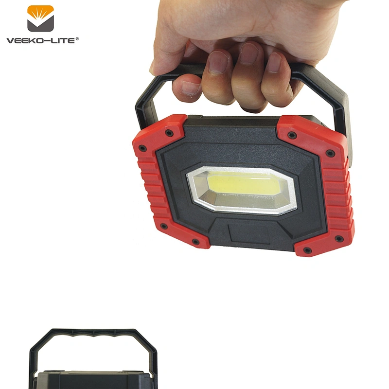 10W Rechargeable Working Light ABS Light 650 lumen COB LED Inspection Portable Lamp
