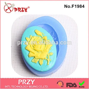 F1984 resin flower cake decorating gum paste silicone mold