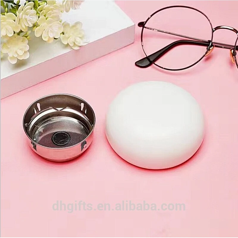 High Borosilicate Glass Water Bottle Portable Cute Style Tea Can Water Cup with Lid for Couple
