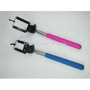 Universal Telescopic S/S Handheld For Samsung pvc Selfie Stick