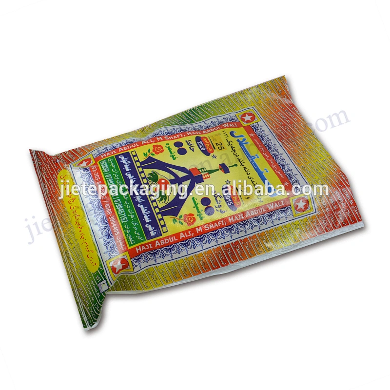 PP woven basmati rice packaging bag 25kg new material plastic sack with design printing