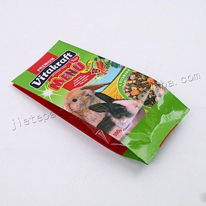 Plastic pe vacuum pet feed packaging bag 450g, 800g,bulk 20kg feed bag