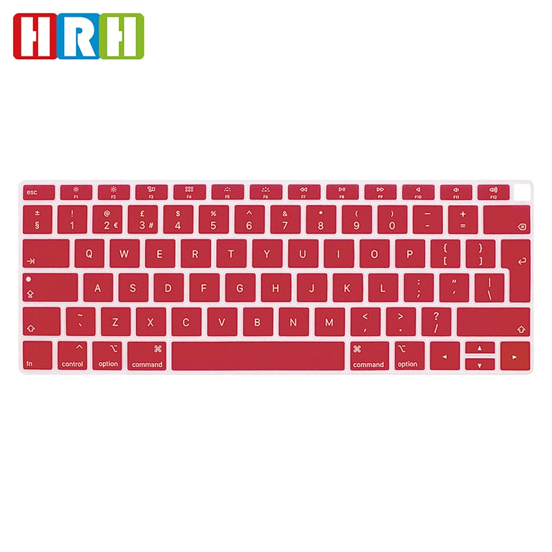 Hot Sale Dustproof colored Silicone English Keyboard Cover laptop skin For macbook air a1932 covers Air 13
