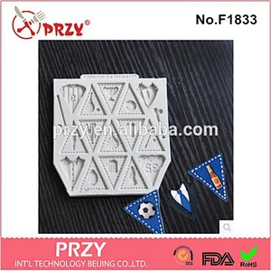 2015 newest sports series gum paste silicone fondant mold