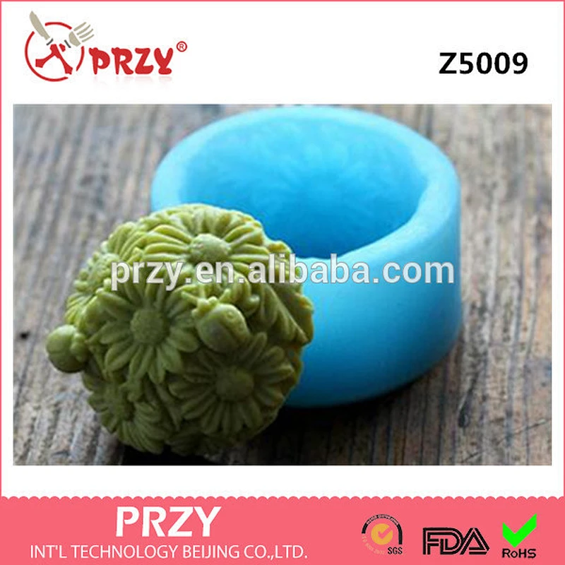 DIY soap mold flowers silicone mold chocolate moulds