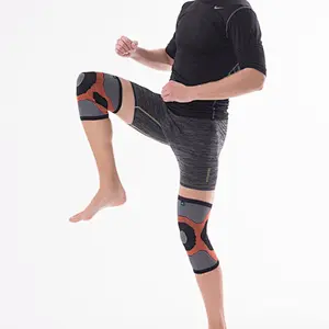 Comfortable orthopedic knee sleeve knee bend design Special close-edge design