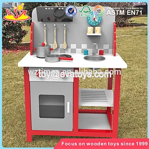 Wholesale best selling wooden children kitchen toy early learning wooden children kitchen toy W10C292
