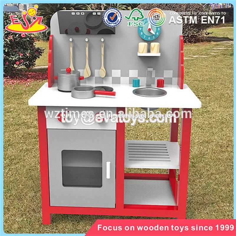 Wholesale best selling wooden children kitchen toy early learning wooden children kitchen toy W10C292