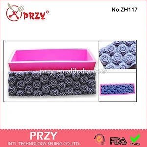 ZH117 PRZY 2015 new handmade silicone loaf soap mold