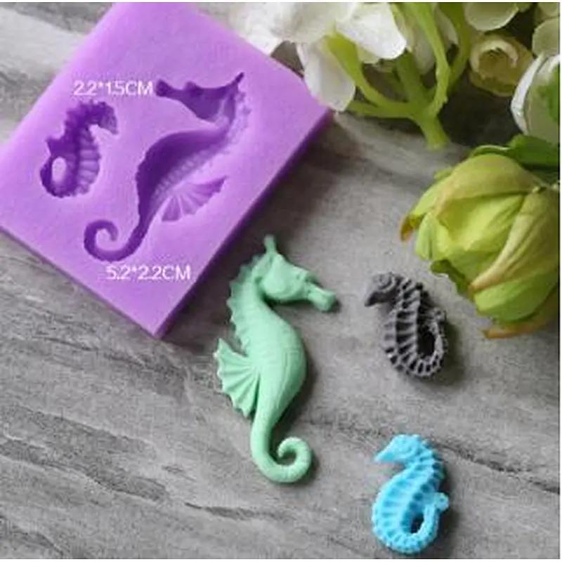 S9167 shells silicone molds DIY dondant cake molds rubber soap clay molds