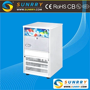 Automatic water supply stainless steel electric commercial ice cube maker machine