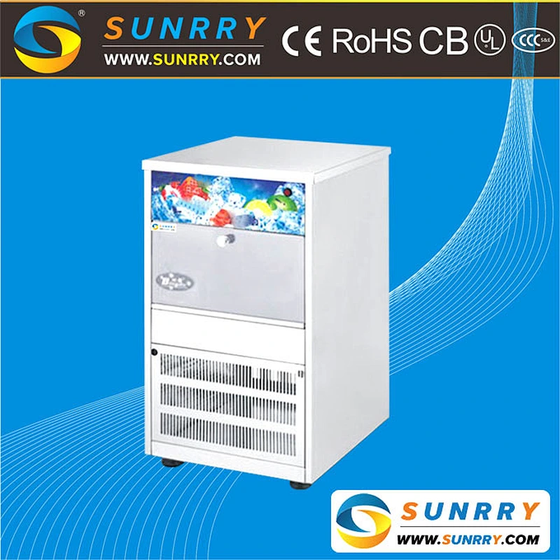 Automatic water supply stainless steel electric commercial ice cube maker machine