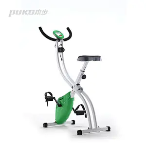 Portable fashion S shape folding magnetic indoor exercise upright magnetic bike Body Strong Fitness Equipment