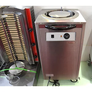 Hot sale two head commercial restaurant mobile dish plate warmer cart for CE