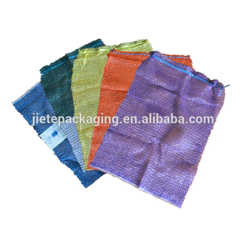 Plastic mesh net bag for packing onion,potato,fruit and vegetables