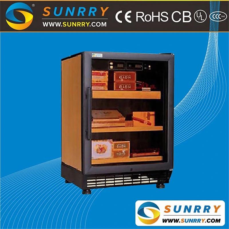New design table top wine cooler for cigar and wine (SY-WCC600 SUNRRY)