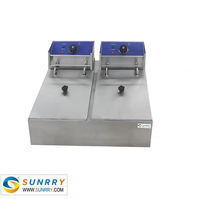 Counter Top Egg Fryer Stainless Steel Tank Hotel Cooker with CE Approval (SY-TF26A SUNRRY)