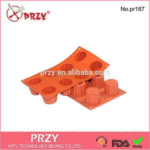 PR187 PRZY silicone ice mat fondant molds baking cups muffin cake cup mold
