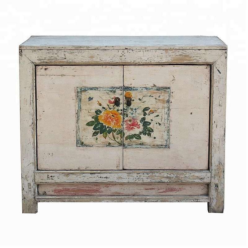 chinese antique rustic distressed storage buffet furniture