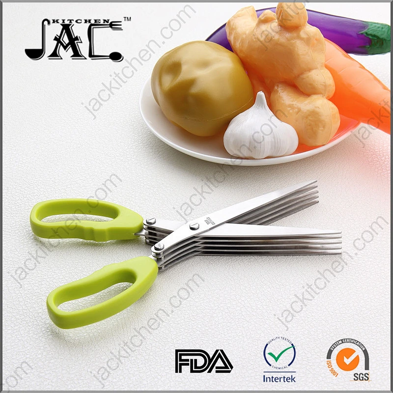 Amazon Hotsale High Quality Herb Cutter Stainless Steel Herb Scissors