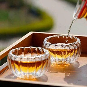 Guangzhou manufacturer best selling products shape small tea glass cup for tea ware