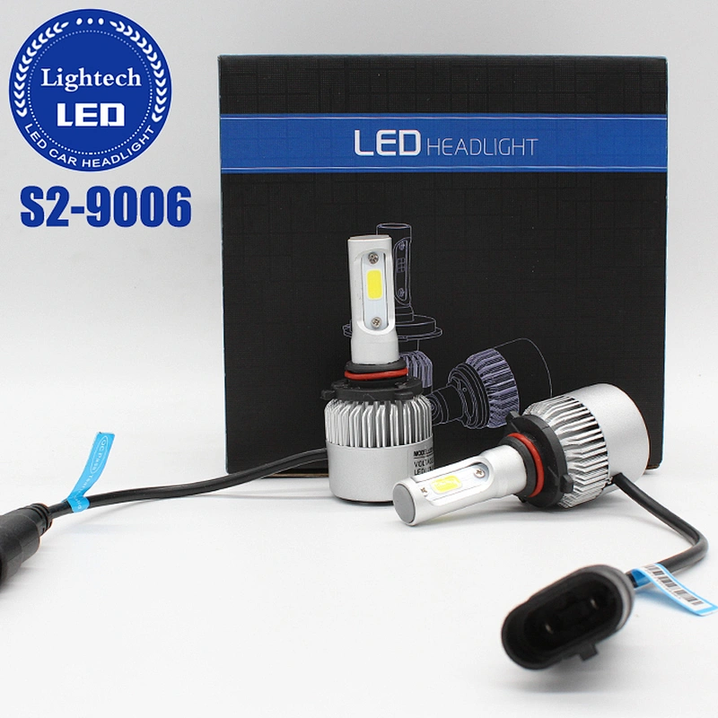 Auto Car 12v led lamp S2 9006 HB4 COB Headlights