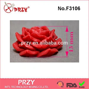 F3106 PRZY Rose Flower - Silicone mold silicone mold sugarcraft fimo polymer clay resin wax mould