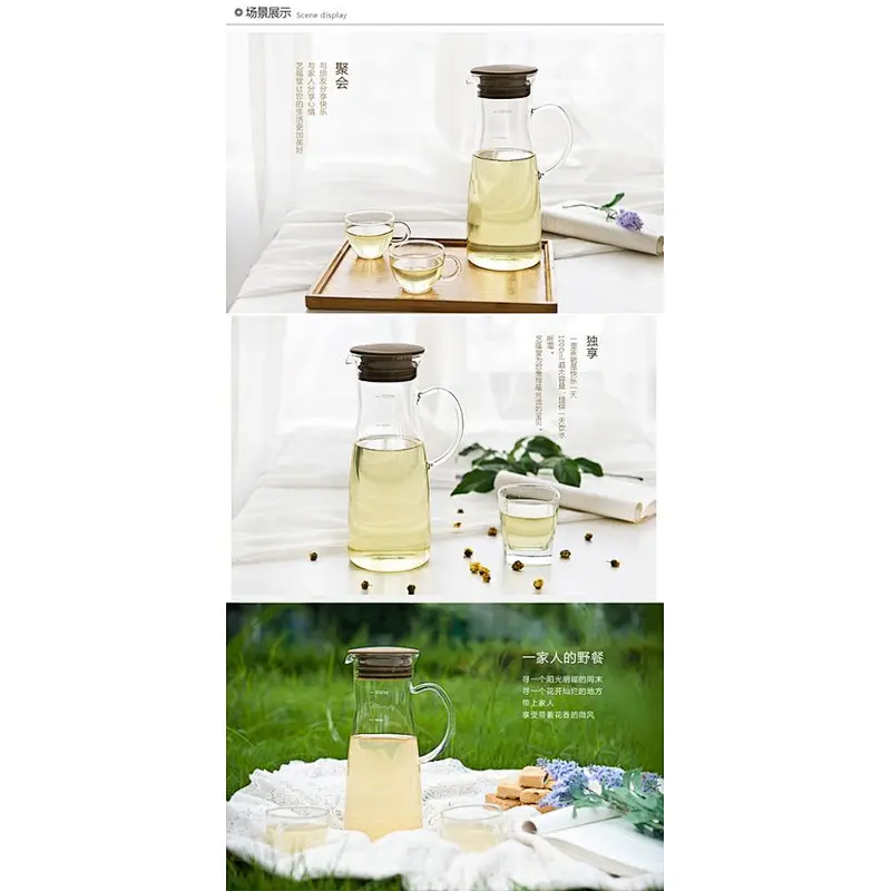 High quality clear glass bottle with food-grade silica gel stopper for cold water