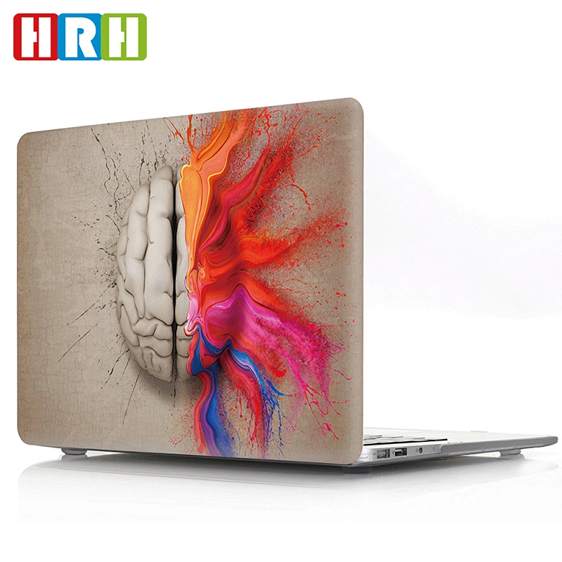 creative case brain support Custom custom diy case For macbook air 12 inch glitter cases