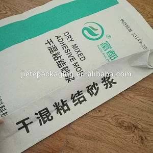 25kg kraft white paper-plastic pp woven cement bag for tile adhesive,lime,gypsum,wall putty powder