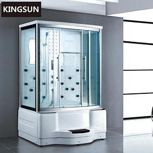 K-7081 Foshan Factory Sliding Door Steam Shower Room With Hot Tub