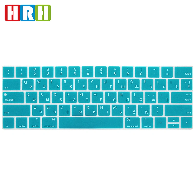 Waterproof Russian Keyboard Skin for Macbook 13 Inches Cover For Macbook Silicon Keyboard Cover