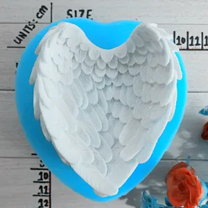 PRZY best-selling Angle wings cake decoration mold Wings silicone mold handmade soap molds