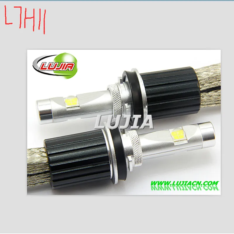 2017 Guanghzou L7 All in One high Power 60W 6600lm XHP70 H11 Car Led headlight Bulb fanless h4 9003 9004 h7 led bulb