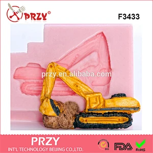 F3433 Excavator Silicone Mold, resin mold, jewelry mold